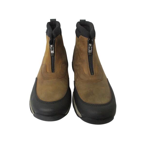 Used Clarks Men\'s Grove Zip Boots - Tan, Size 10 Medium main image 14